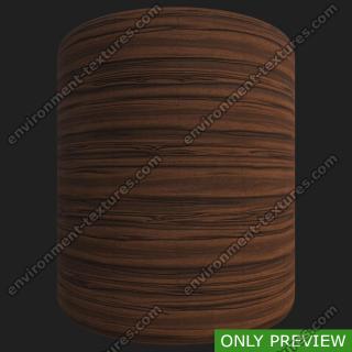 PBR Texture of Fine Wood #2